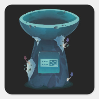 Sticker Carré Glitch Shrines npc shrine uralia ti