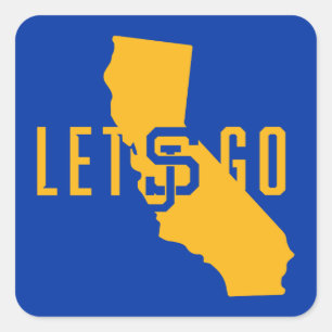 Sticker Carré go lets