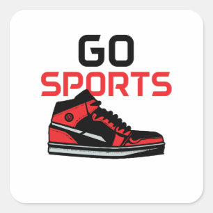 Sticker Carré Go Sports