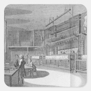 Sticker Carré Gobelin workshops, from the 'encyclopedia' by Deni