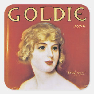 Sticker Carré Goldie Song