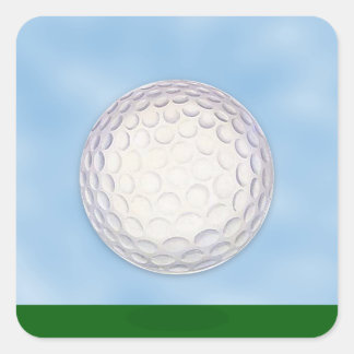 Sticker Carré Golf Course Chip Shot Sports