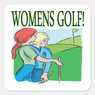 Sticker Carré Golf des femmes