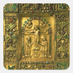 Sticker Carré Gospel Cover, Ottonian, Germany, 11th century (gol