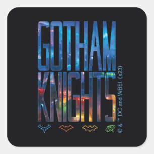 Sticker Carré Gotham Knights City Letters
