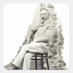 Sticker Carré Gouverneur de Trinidad, vers 1891