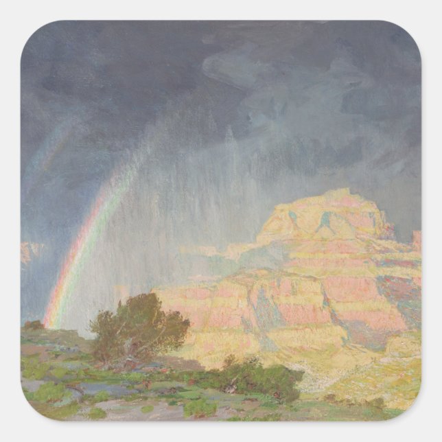 Sticker Carré Grand Canyon (Devant)