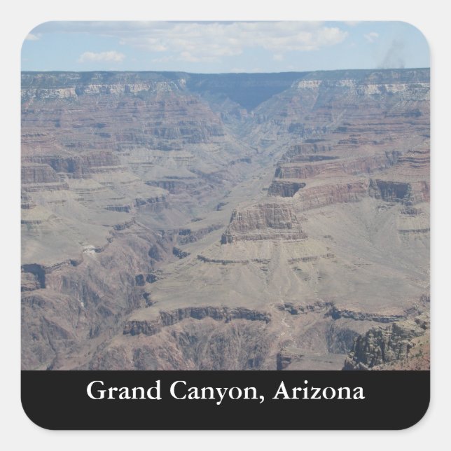 Sticker Carré Grand Canyon, Arizona (Devant)