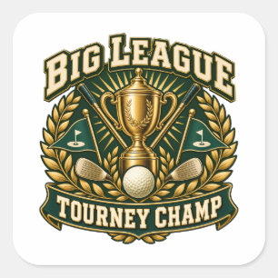 Sticker Carré Grand Champion de Tournoi de Grande Ligue Trophée