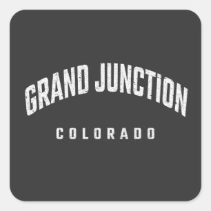 Sticker Carré Grand Junction Colorado CO