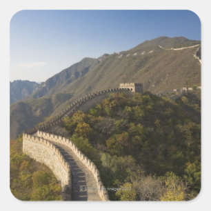 Sticker Carré Grande Muraille de la Chine chez Mutianyu 2
