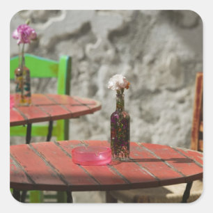 Sticker Carré GRÈCE, CRÈTE, Province de Hania, Hania : Coloré