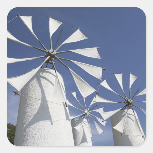 Sticker Carré GRÈCE, CRÈTE, province d'Iraklio, Ano Kera : 2 (Devant)