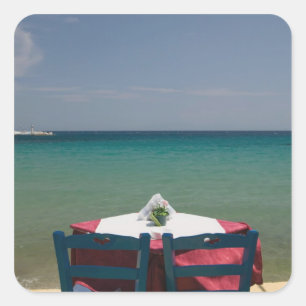 Sticker Carré GRÈCE, Îles de la mer Égée du Nord-Est, SAMOS,