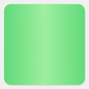 Sticker Carré Green3- gradient vert et vert clair en pastel