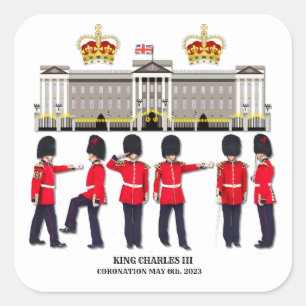 Sticker Carré Grenadier Guards sur Parade