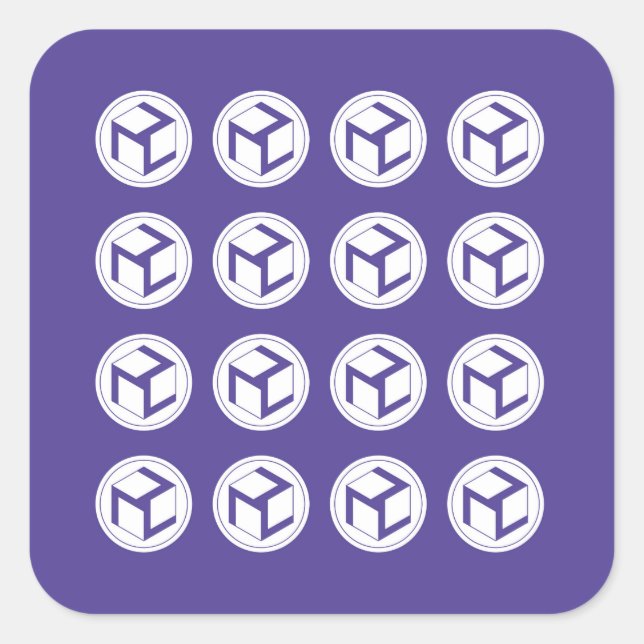 Sticker Carré Grille d'Antahkaranas -carré d'Antahkarana -Femme (Devant)