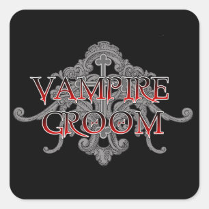 Sticker Carré Groom vampire