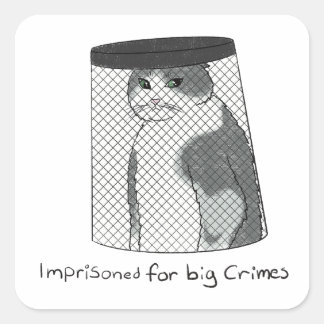 Sticker Carré Gros crimes
