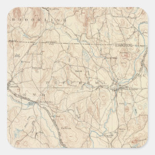 Sticker Carré Groton, Massachusetts