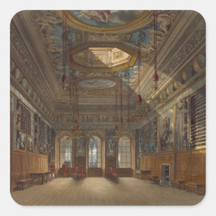 Sticker Carré Guard Chamber, château du Roi de Windsor, de