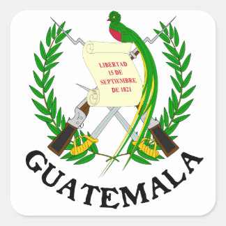 Sticker Carré GUATEMALA - emblème/drapeau/armoiries/symbole