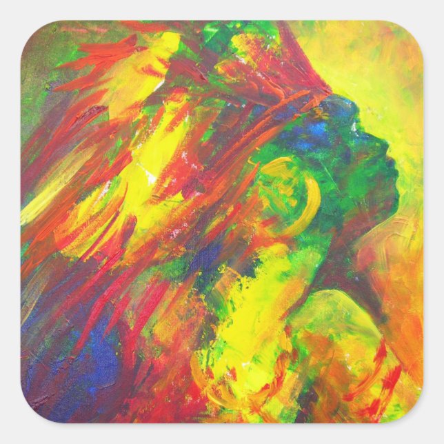 Sticker Carré Guatiguana le Taino 2011 (Devant)