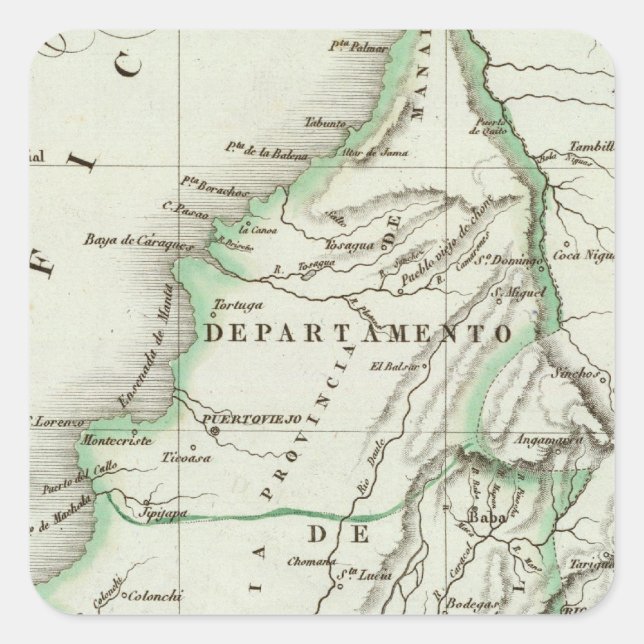 Sticker Carré Guayaquil (Devant)