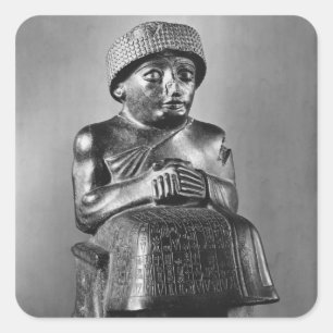 Sticker Carré Gudea, Prince de Lagash