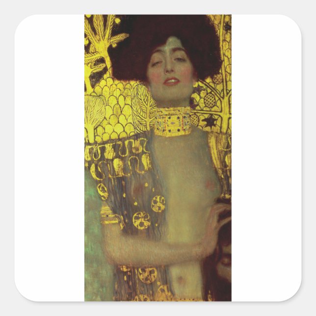Sticker Carré Gustav Klimt - Judith (Devant)
