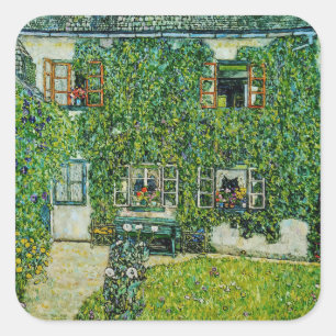 Sticker Carré Gustav Klimt - La Maison de Guardaboschi