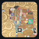 Sticker Carré Gustav Klimt - Réalisation, Stoclet Frieze<br><div class="desc">L'Arbre de Vie,  La Frieze Stoclet,  Amateurs de réalisation - Gustav Klimt,  Carton,  1909</div>