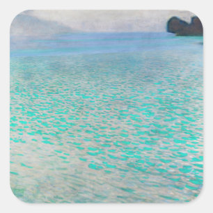 Sticker Carré Gustav Klimt - Sur le lac d'Attersee