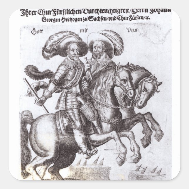 Sticker Carré Gustavus Adolphus II et Gustavus Adolphus IV (Devant)