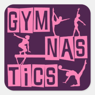Sticker Carré Gymnastique