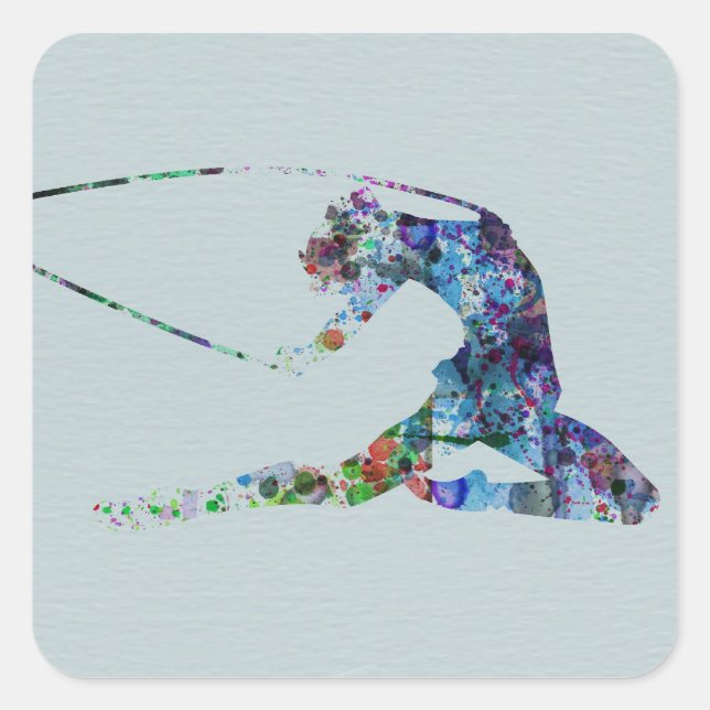 Sticker Carré Gymnastique (Devant)