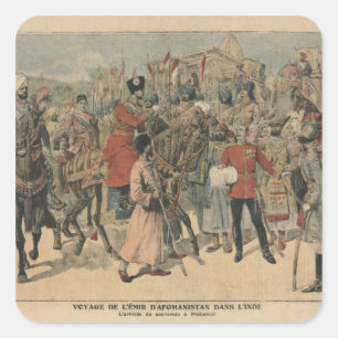 Sticker Carré Habibullah Kahn Emir d'Afghanistan