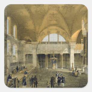 Sticker Carré Haghia Sophia, plat 9 : la nouvelle galerie