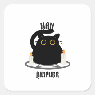 Sticker Carré Hail Lucipurr