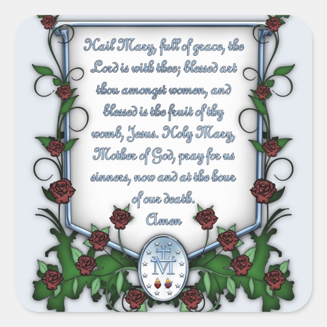 Sticker Carré Hail Mary (Devant)