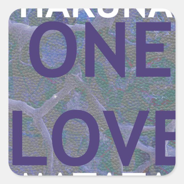 STICKER CARRÉ HAKUNA MATATA (Devant)