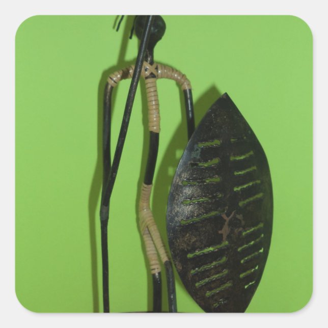 Sticker Carré Hakuna Matata Kenya Maasai.JPG (Devant)