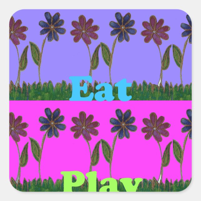 Sticker Carré Hakuna Matata Love Mange Jeu.png (Devant)