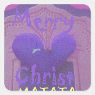 Sticker Carré Hakuna Matata Merry Christmas Love Design.jpg
