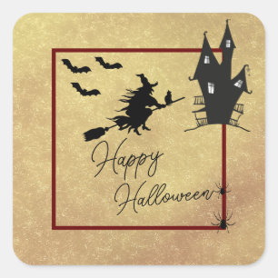 Sticker Carré Halloween