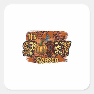 Sticker Carré Halloween It Is Spooky Season Birthday