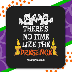 Sticker Carré Halloween Spirit Fantômes Effrayant Halloween