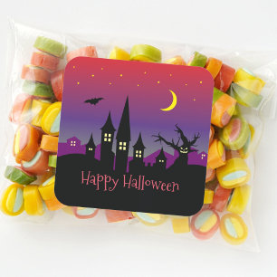 Sticker Carré Halloween Spooktacular Scary Déplaisant Haunted Ch