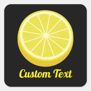 Sticker Carré Halve Lemon