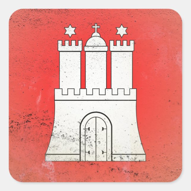 Sticker Carré Hambourg (Devant)